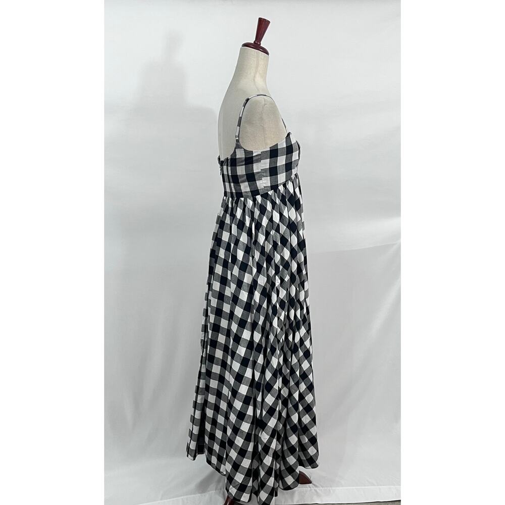 AZEEZA Sz XS Rachel Gingham Midi Dress NWT - Picture 7 of 14